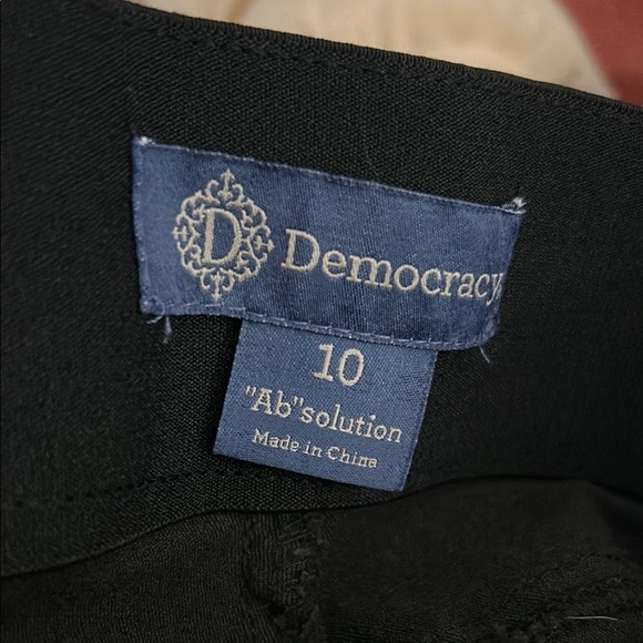 Democracy Ab Solution High Rise Ankle Skinny Pull On Black 10 - Picture 9 of 11